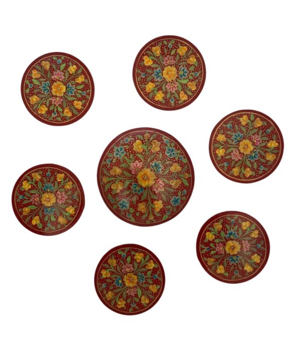 Mustard fields coaster set - Image 2